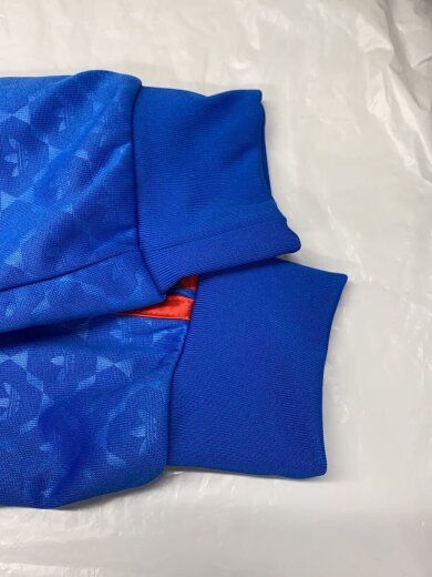 商品画像：デビット・ベッカム　オリジナルス　トラックトップ/L/ポリエステル/BLU/総柄/JM6288 4