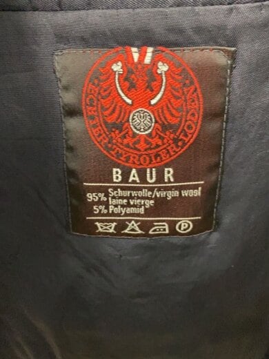 商品画像：BAUR/コート/--/ウール/NVY/無地 3