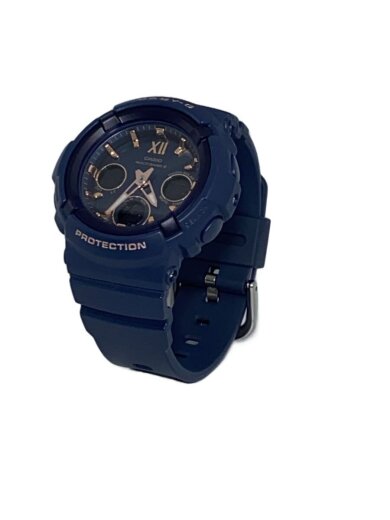 商品画像：腕時計/アナログ/ラバー/NVY/NVY/BGA-2800 2