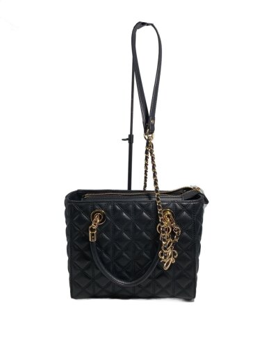 商品画像：キルティング/チェーンショルダー/2WAY/ショルダーバッグ/--/BLK 3