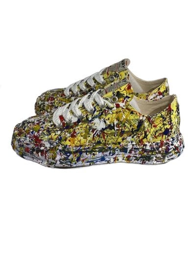 商品画像：スパッタリングペイントキャンバス/ローカットスニーカー/43/マルチカラー/A14FW725 1