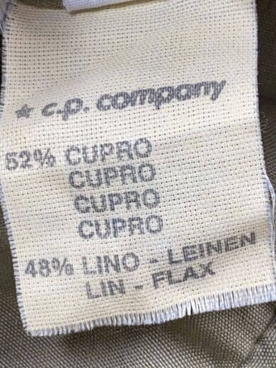 画像：C.P.COMPANYストレートパンツ/46/リネン/KHK6