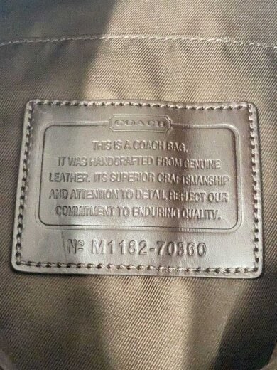 商品画像：ショルダーバッグ/レザー/BRW/無地/70360 4