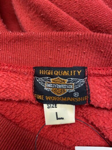 商品画像：スウェット/L/コットン/RED/プリント 3