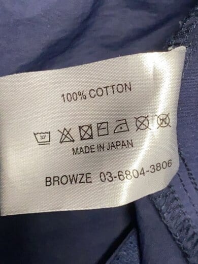 商品画像：ボトム/XL/コットン/NVY/無地/SS22BRENCT05AM 4