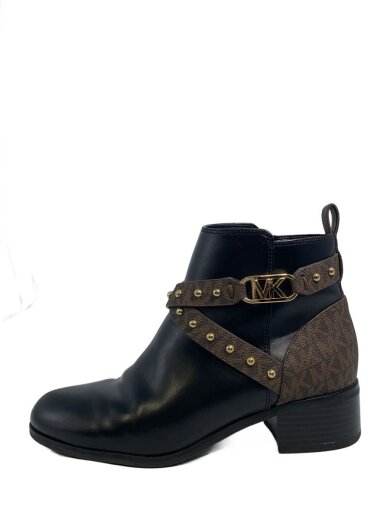 商品画像：ショートブーツ/US6.5/BLK/レザー 1