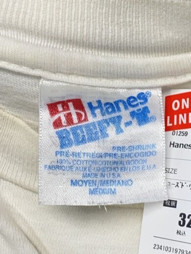 商品画像：Tシャツ/M/コットン/WHT/プリント/90s/BLACK FLAG/バックプリント 3