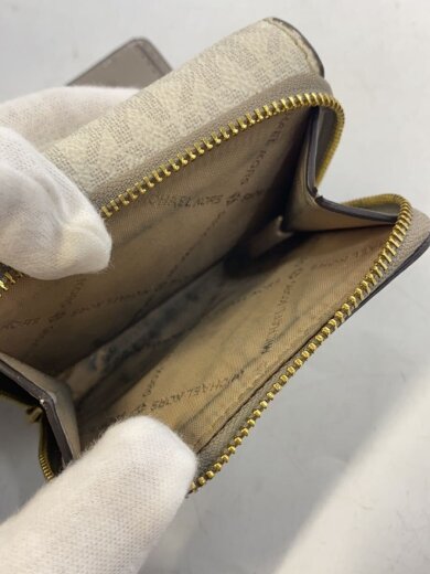 商品画像：3つ折り財布/PVC/WHT/総柄/レディース/35F3GTVZ5V 5