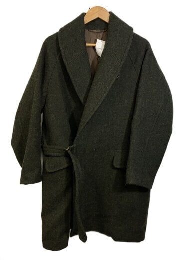 商品画像：コート/1/ウール/GRN/Q03-04009 1