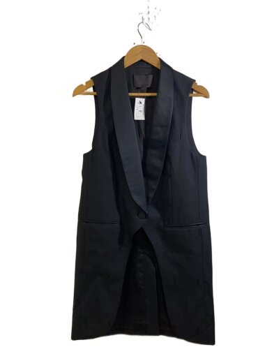 商品画像：ベスト/0/ウール/BLK/108184R17 1