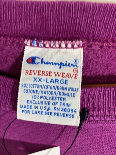 商品画像：90s/刺繍タグ/reverse weave/スウェット/XXL/コットン/PUP// 4