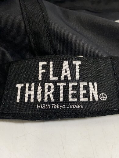 商品画像：FLAT THIRTEEN/キャップ/--/ナイロン/BLK/無地/メンズ 5
