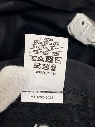 商品画像：FLAT THIRTEEN/キャップ/--/ナイロン/BLK/無地/メンズ 6
