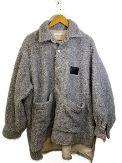 商品画像：BOA OVER SHIRT JACKET/フリースジャケット/2/アクリル/GRY/jie-23w-sh01-b// 1
