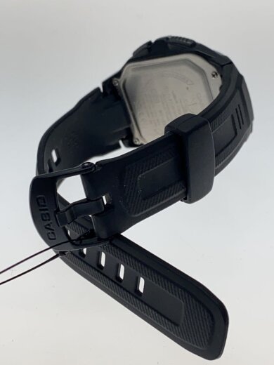 商品画像：クォーツ腕時計/デジタル/ラバー/BLK/BLK/WV-58R-1AJF// 4