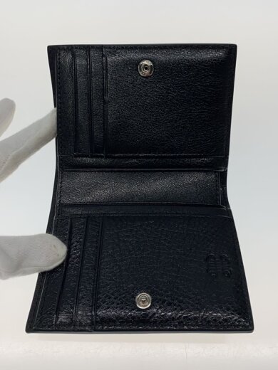 商品画像：2つ折り財布/レザー/BLK/メンズ// 4