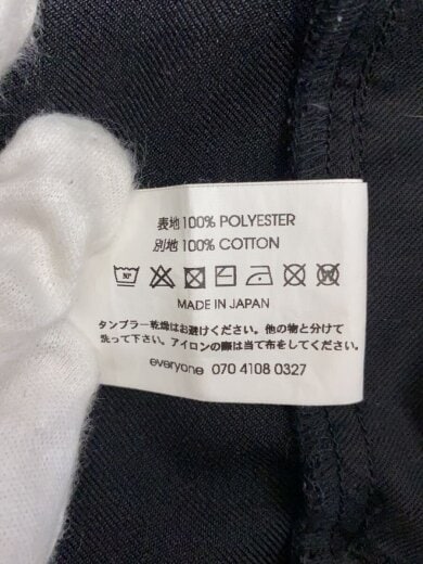 商品画像：POLYESTER TWILL EASY SLACKS/M/ポリエステル/BLK/EV24-PT14// 5