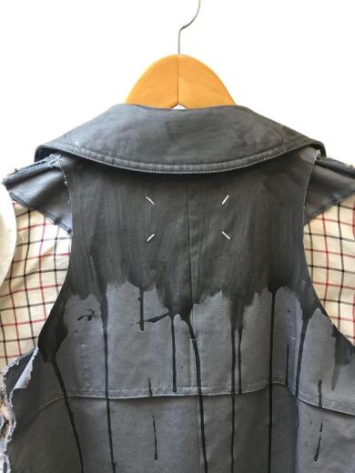 画像：Maison Margielaトレンチコート/36/コットン/GRY/Deconstructed Cut-Out Trench Coat4