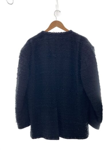 商品画像：MIXED TWEED NO COLLAR JKT/ジャケット/2/コットン/BLK 2