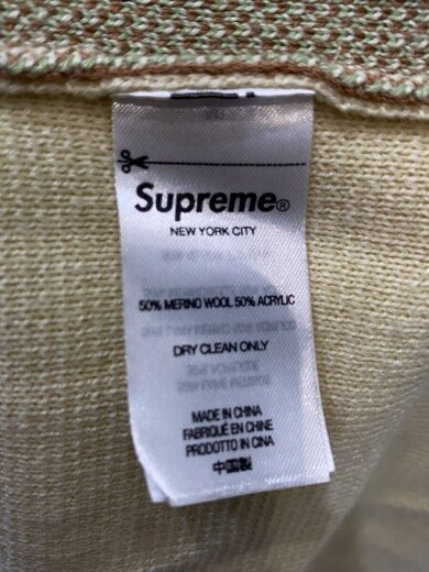 商品画像：Gradient Stripe Zip Up Cardigan/カーディガン(厚手)/L/ウール/YLW 4