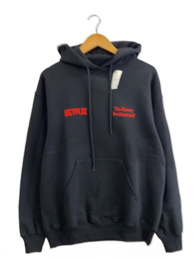 画像：the ennoy professional×NETFLIX/23AW/パーカー/M/コットン/BLK/AW23BRENCT02NTL1