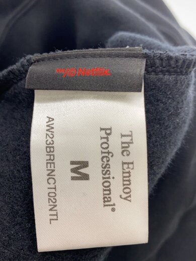 画像：the ennoy professional×NETFLIX/23AW/パーカー/M/コットン/BLK/AW23BRENCT02NTL3