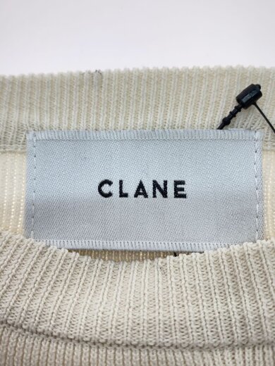 商品画像：24SS/BASIC COMPACT KNIT TOPS/2/レーヨン/CRM/14106-2122 3