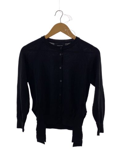 商品画像：シルク混/毛玉有/毛羽立ち有/カーディガン(薄手)/XS/ウール/BLK// 1