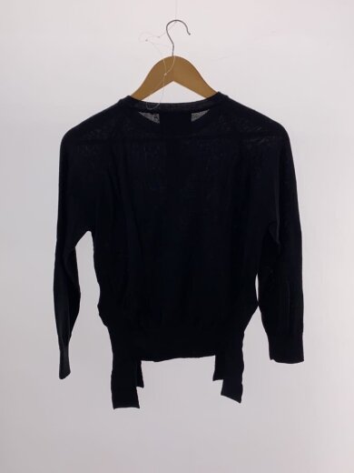 商品画像：シルク混/毛玉有/毛羽立ち有/カーディガン(薄手)/XS/ウール/BLK// 2