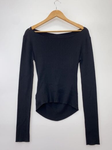 商品画像：長袖カットソー/M/--/BLK/無地/LOW23SM_KN050_BK 2