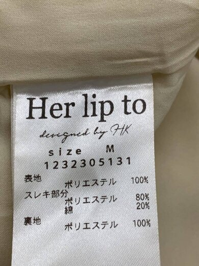 商品画像：ノースリーブワンピース/M/ポリエステル/YLW/無地/1232305131 4