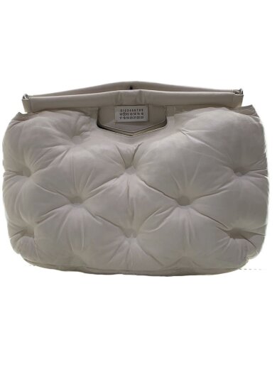 商品画像：ハンドバッグ/レザー/WHT 1