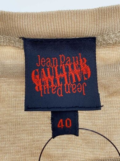 商品画像：長袖Tシャツ/40/コットン/BEG/無地 3