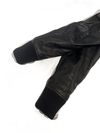商品画像：12AW/レザージャケット・ブルゾン/S/山羊革/BLK/0223LB02 5
