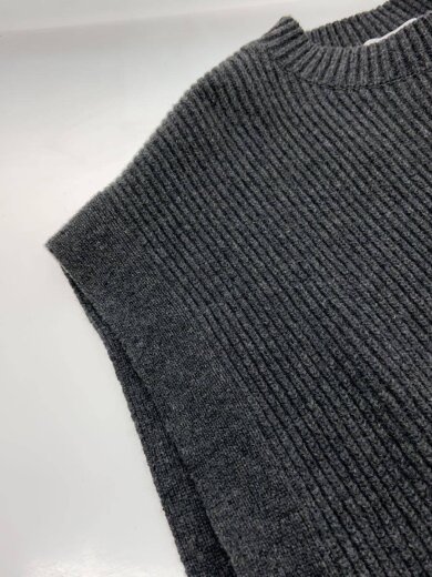 商品画像：24AW/Fine Wool Rib Knit Crew Neck Belt/0/ウール/GRY/GL243-80165 5