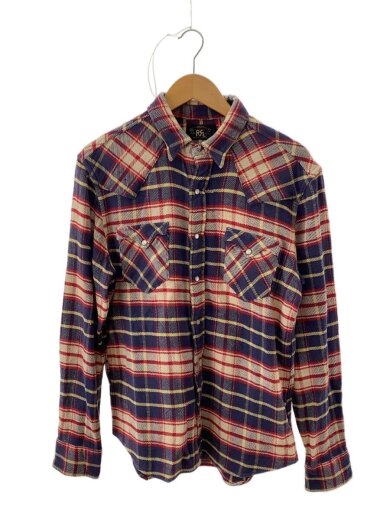 商品画像：長袖シャツ/--/コットン/RED/チェック/Chunky Buffalo Western/インド製 1