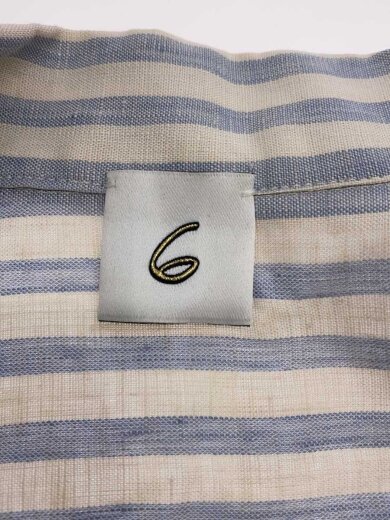 商品画像：サロペット/オールインワン/S/リネン/BEG/ストライプ/8626-299-0407 4