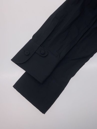 商品画像：ビジュー装飾/長袖シャツ/42/コットン/BLK/無地/P4792R// 6
