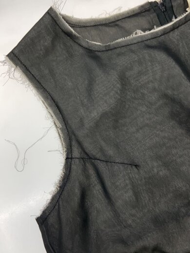 商品画像：接着加工ベスト/ベスト/S/ポリエステル/BLK/無地/GK-B007 5