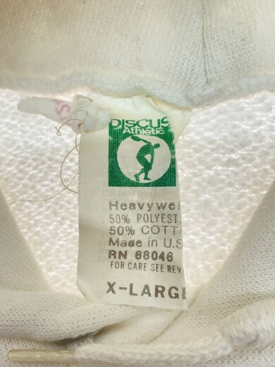 商品画像：USA製/80s/C.M.P.B.P./パーカー/XL/コットン/WHT 3