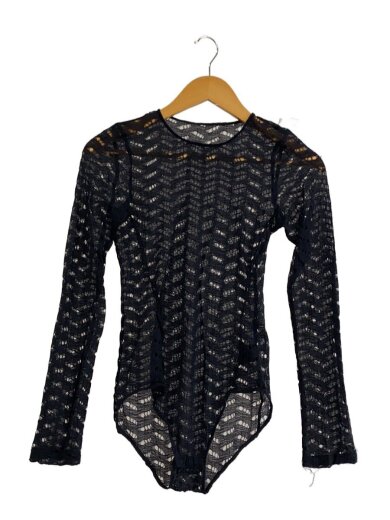 商品画像：長袖カットソー/36/ナイロン/BLK/無地/12410611 1