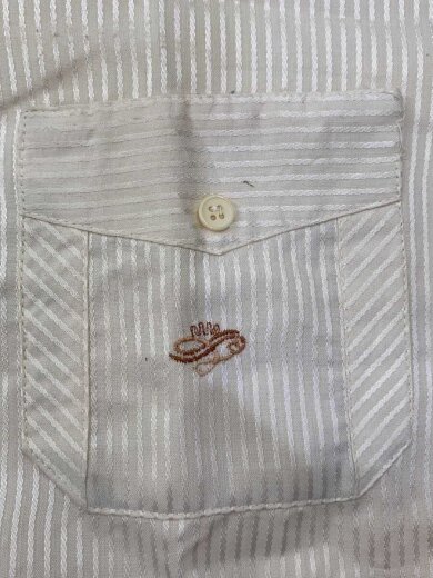 商品画像：D GARA/60S/70S/半袖シャツ/M/CRM/ストライプ 5