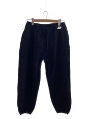 24AW/製品染 ドローストリングパンツ/ボトム/1/コットン/BLK/A03-3004