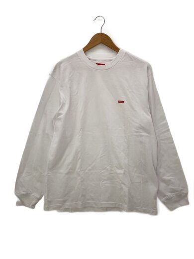 商品画像：SMALL BOX LOGO/長袖Tシャツ/M/コットン/WHT/無地 1