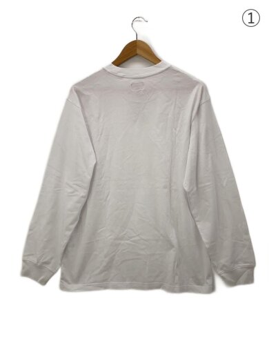 商品画像：SMALL BOX LOGO/長袖Tシャツ/M/コットン/WHT/無地 2