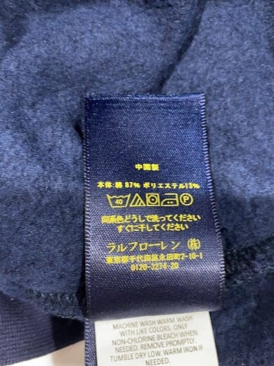 商品画像：ベア/パーカー/XXL/コットン/ネイビー/無地 4