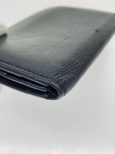 商品画像：使用感有/擦れ有/カードケース/レザー/BLK/無地/メンズ 6