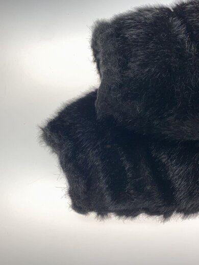 商品画像：Faux Fur Nuptse Jacket/首周りダウンジャケット/--/ポリエステル/BLK/ND920 5