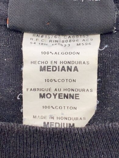 商品画像：長袖Tシャツ/M/コットン/BLK/プリント// 4