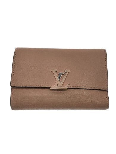 商品画像：ポルト・フォイユ・カプシーヌ・コンパクト_パルナセア/牛革/PNK/レディース 1